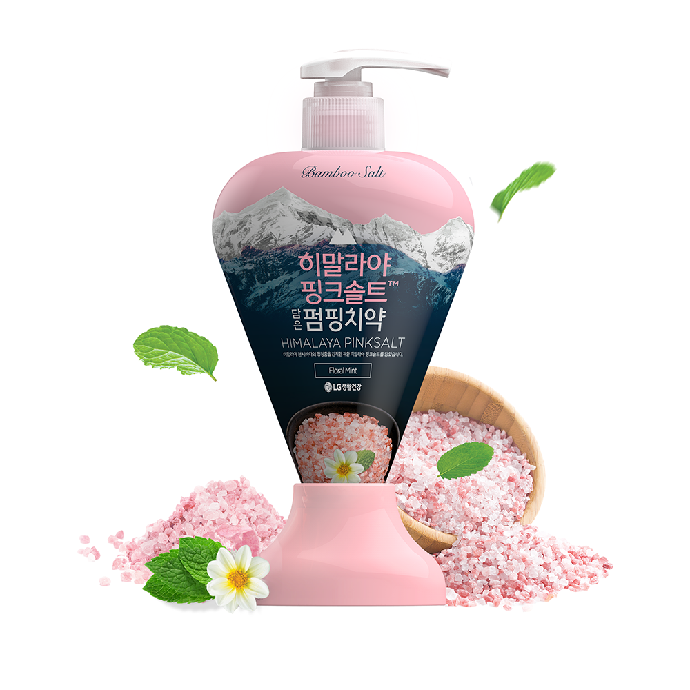 Kem đánh răng Bamboo Salt Himalaya Pink Salt Floral Mint 285g